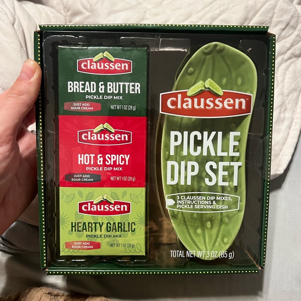 Claussen Pickle Dip Set